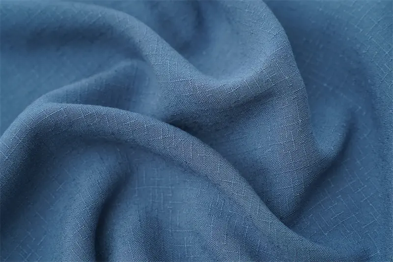 High Quality 100% Rayon Viscose Slub Style Dobby Jacquard Fabric