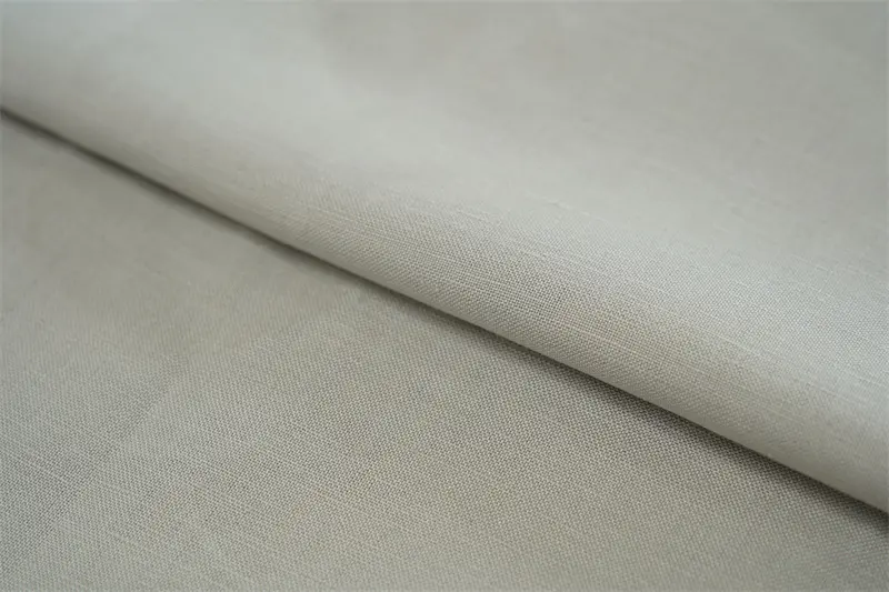 Solid Dyed Cheap Price Linen Poly Rayon Cotton 4 In 1 Blended Plain Weave Fabric 11×11