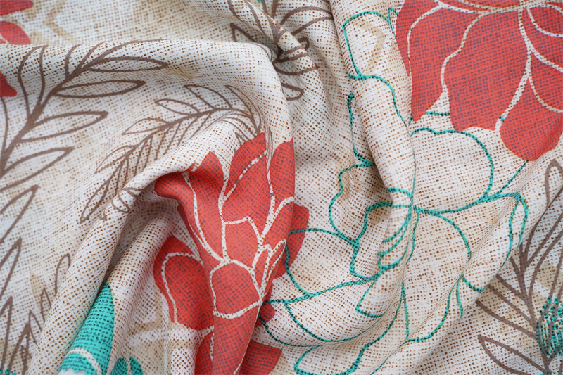 Fast Delivery Viscose Printing Fabric 100% Viscose Rayon Digital Printed Texture Effect