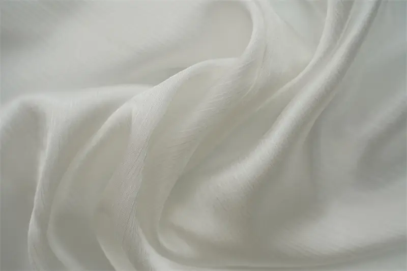Soft Crinkle Crepe Matte Satin Fabric For Evening Dress 95gsm