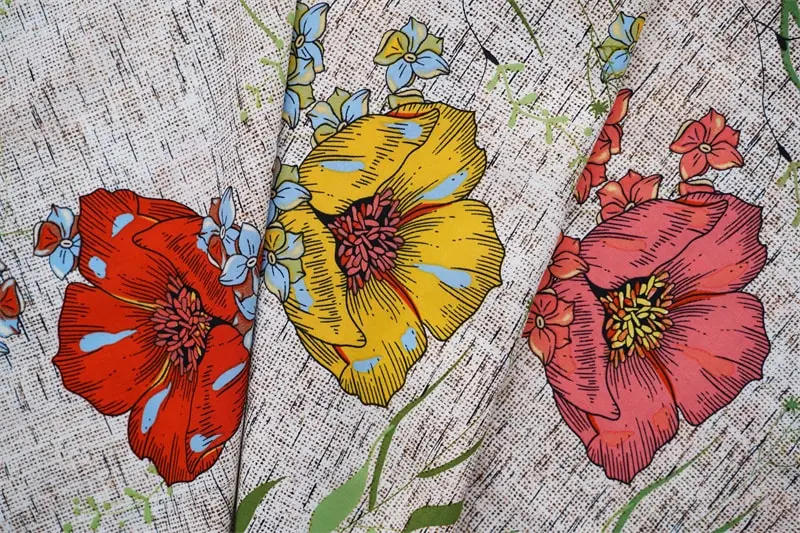 Fast Delivery Viscose Printing Fabric 100% Viscose Rayon Digital Printed Texture Effect