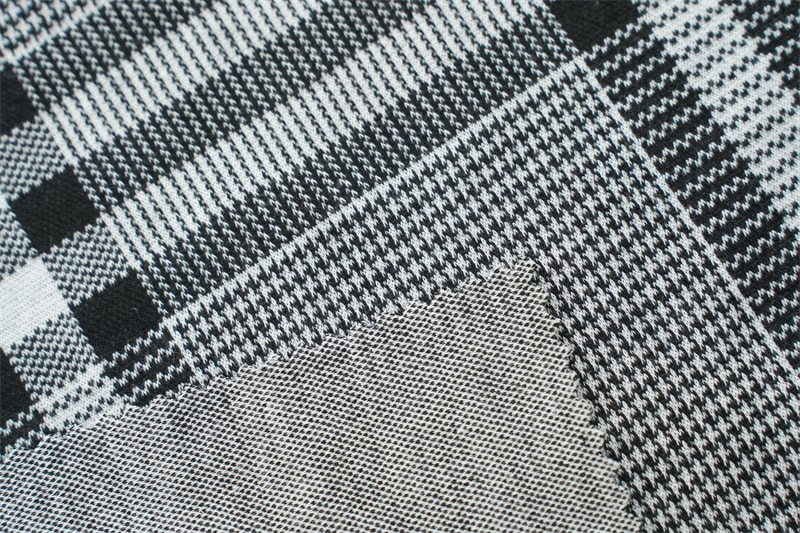 100% Polyester Customization Houndstooth Check New Design Fabric