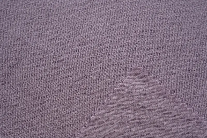 80%Rayon 20%Linen Slub Crepe Fabric