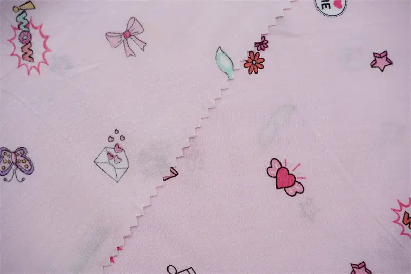 Baby Designs 100% Viscose Rayon Poplin High Quality Printed Fabric