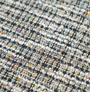Multi-Material New Fashion Design Jacquard Knit Fabric