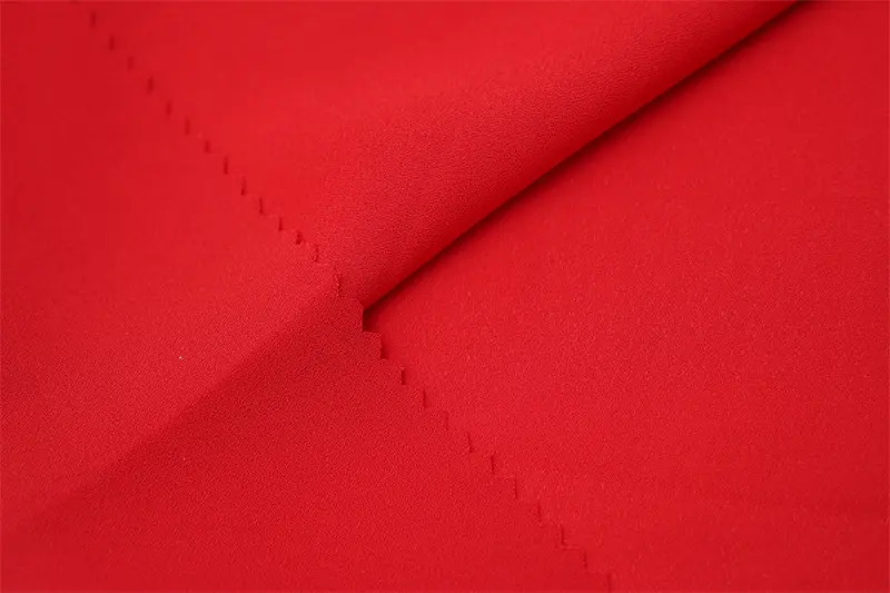 100% Polyester 75d High Twisted Yarn Wool Dobby Woven Fabric