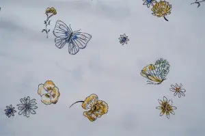Butterfly Printed 100% Viscose Fabric