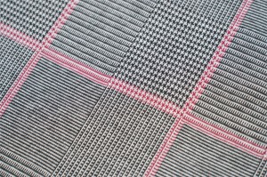 100% Polyester Houndstooth Fabric Jacquard Brushed Knitted Fabric