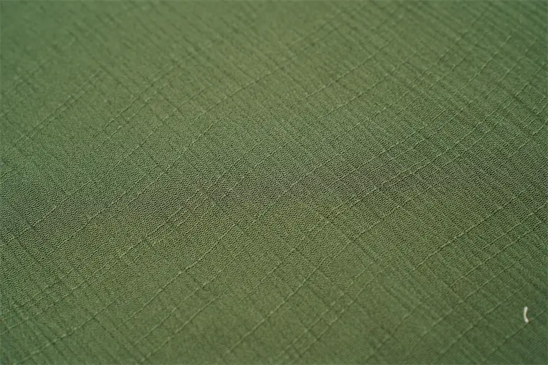 100% Rayon Slub Crepe Gauze Fabric