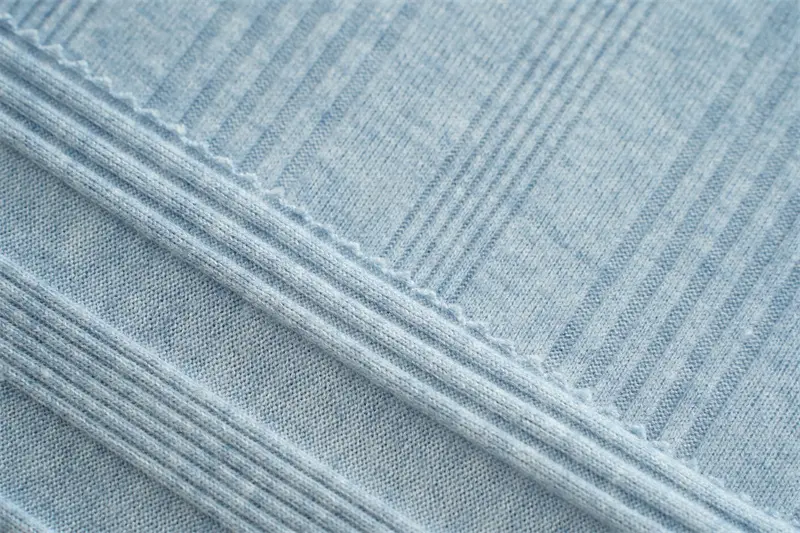 65%Polyester 35%Rayon Irregular Rib