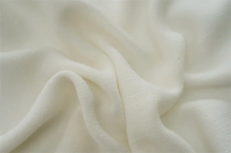 100% Rayon Viscose Crinkle Crepon Slub Fabric