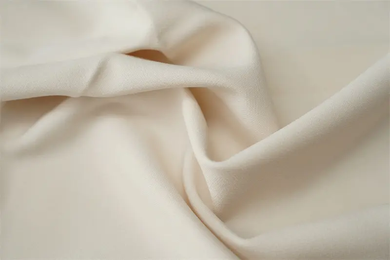 Soft Double Layer Poly Spandex Barbie Twill High Stretch Gaberdine Fabric For Clothing