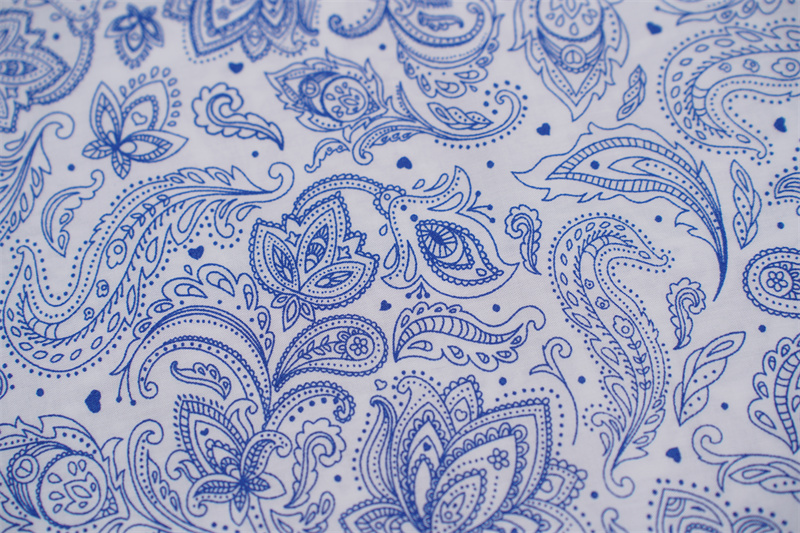 60s 100 Rayon Viscose Voile Printed Fabric01