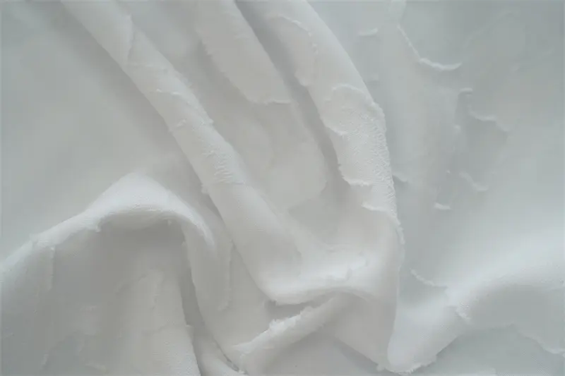 100% Polyester Jacquard Chiffon Fabric