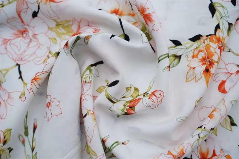 New Promotion 100% Rayon Viscose Custom Print Fabric