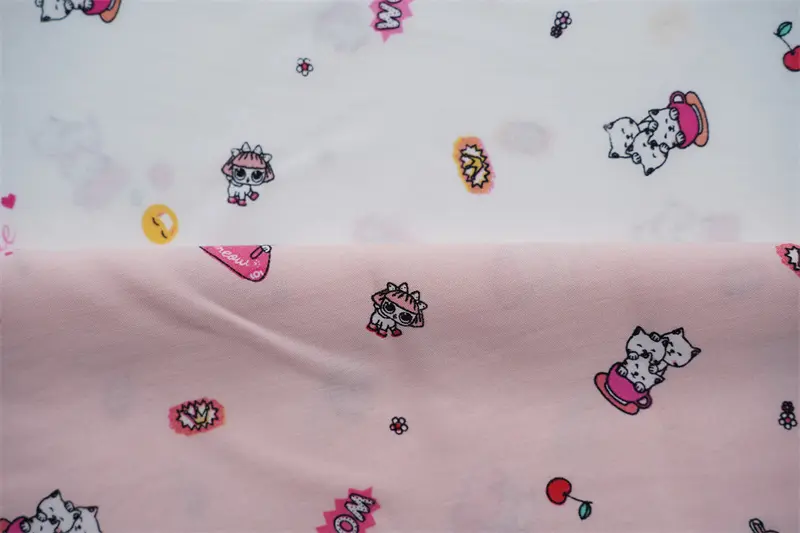 Baby Designs 100% Viscose Rayon Poplin High Quality Printed Fabric
