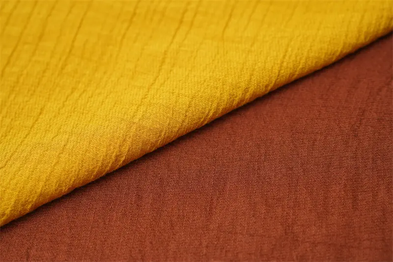 Crepe Texture 20d Nylon Monofilament 60% Rayon 40% Nylon Woven Fabric