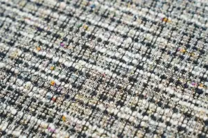 Multi-Material New Fashion Design Jacquard Knit Fabric