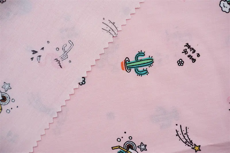 Baby Designs 100% Viscose Rayon Poplin High Quality Printed Fabric