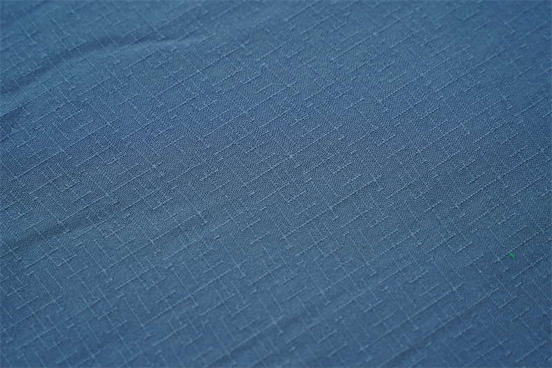 High Quality 100% Rayon Viscose Slub Style Dobby Jacquard Fabric