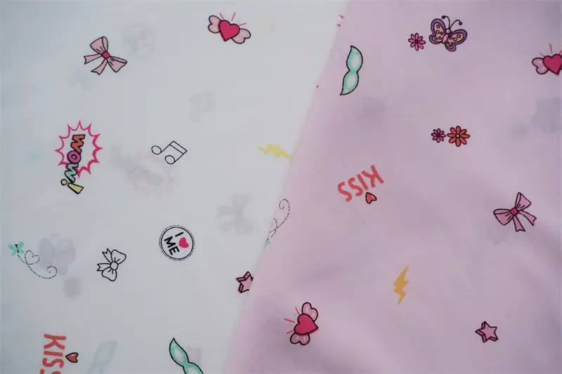 Baby Designs 100% Viscose Rayon Poplin High Quality Printed Fabric