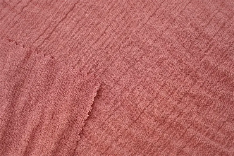 Crepe Texture 20d Nylon Monofilament 60% Rayon 40% Nylon Woven Fabric