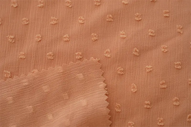100% Polyester Small Hair Ball Chiffon Fabric