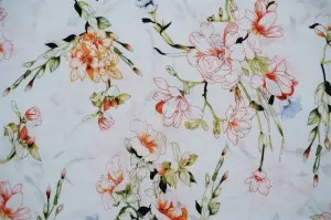 New Promotion 100% Rayon Viscose Custom Print Fabric