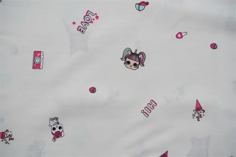 Baby Designs 100% Viscose Rayon Poplin High Quality Printed Fabric
