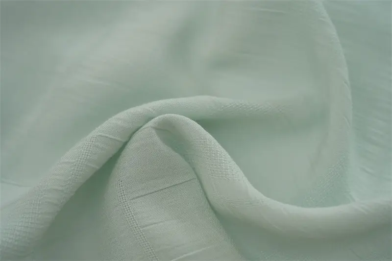 100% Rayon Viscose Crepe Effect New Dobby Jacquard Design Fabric
