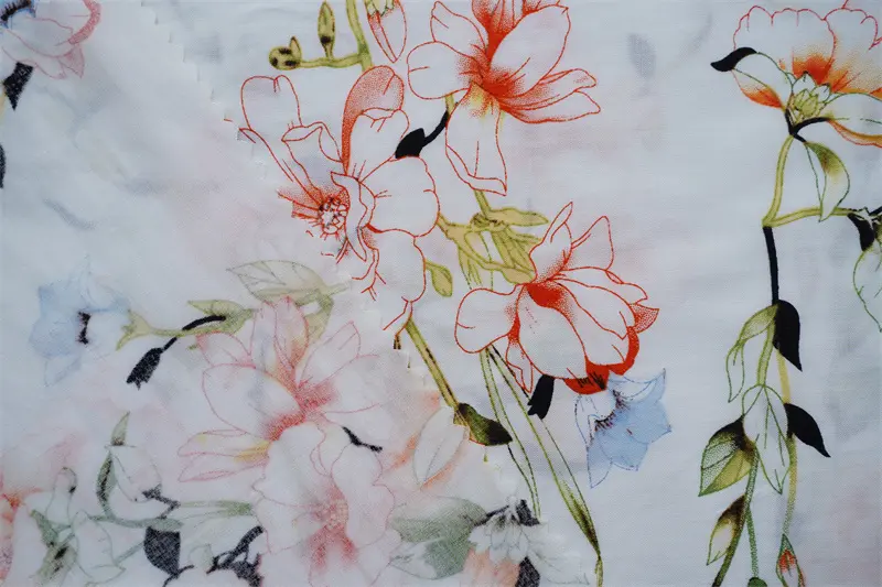 New Promotion 100% Rayon Viscose Custom Print Fabric