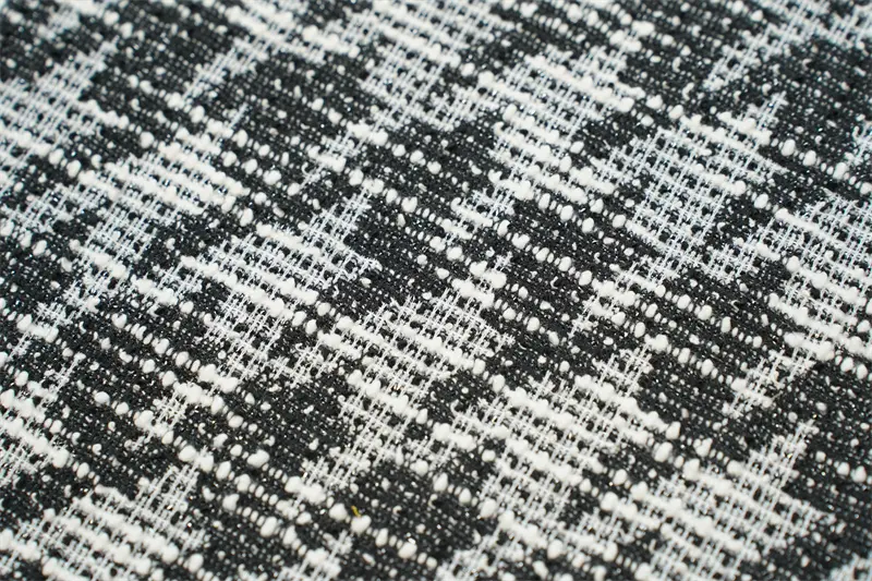 Slub Yarn New Design Fashion Jacquard Knit Fabric